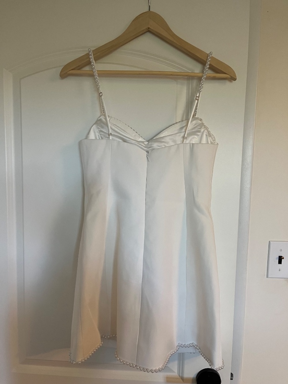 Meshki Liliane Suiting Mini Dress - White - Picture 5 of 5